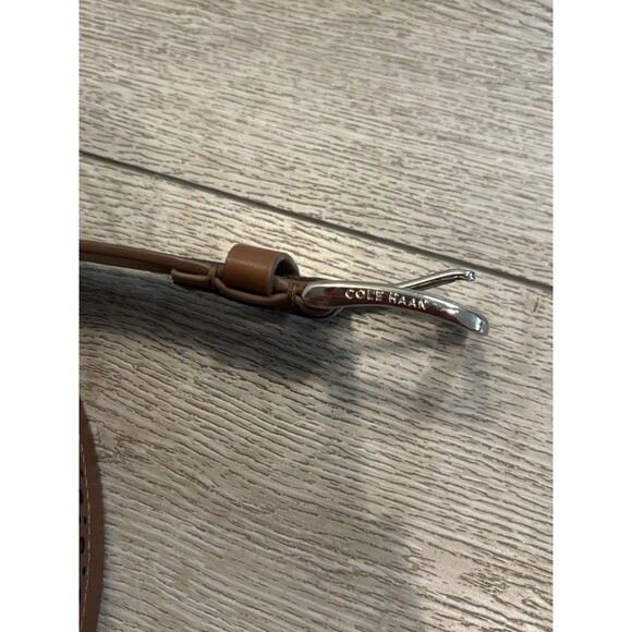 Cole Haan Brown Genuine Leather Belt 38 Golf Casual Work - Picture 2 of 5